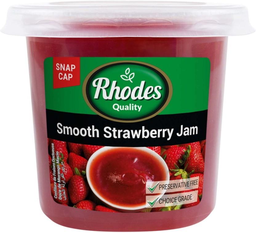 Rhodes Smooth Strawberry Jam 600 g (Pack of 6)