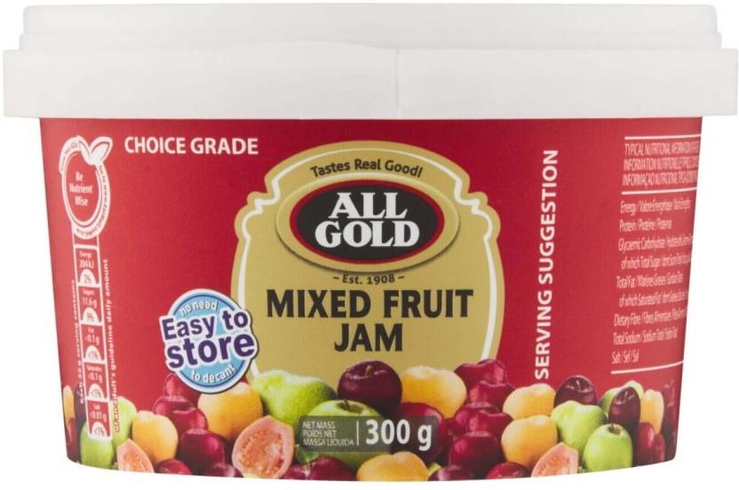 All Gold Mixed Fruit Jam 300 g (Pack of 12)
