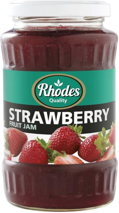 Rhodes Strawberry Fruit Jam 460 g (Pack of 12)