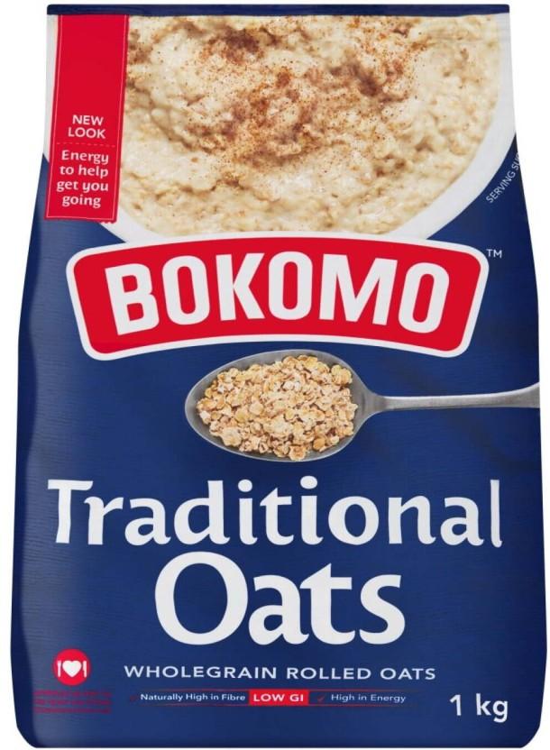Bokomo Whole Grain Rolled Oats Pouch (1 kg)