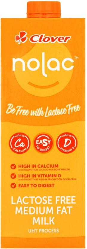 Clover Nolac Lactose Free Medium Fat Milk, Milk Flavour (1 L)
