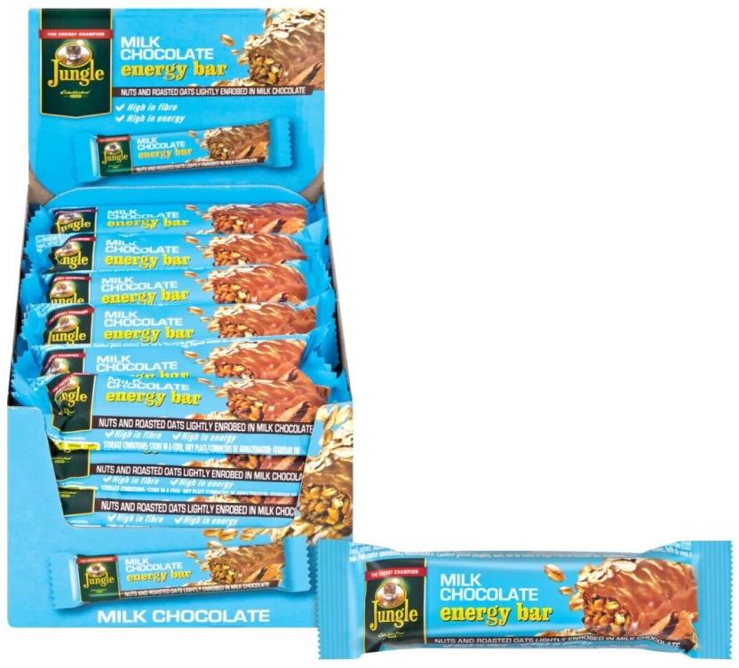 Jungle Energy Bar Milk Chocolate Sachet (30 x 40 g)