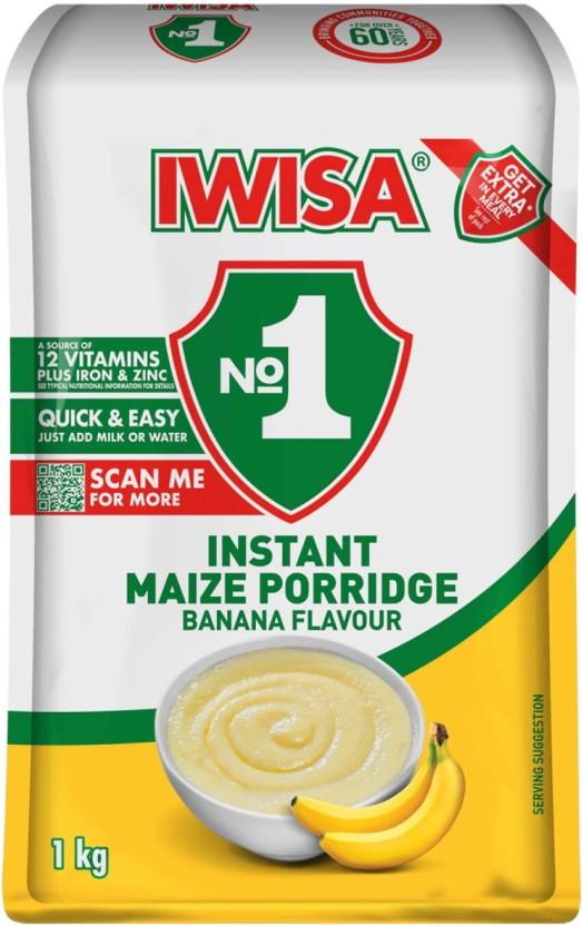 Iwisa Instant Maize Banana Flavour Pouch (1 kg)