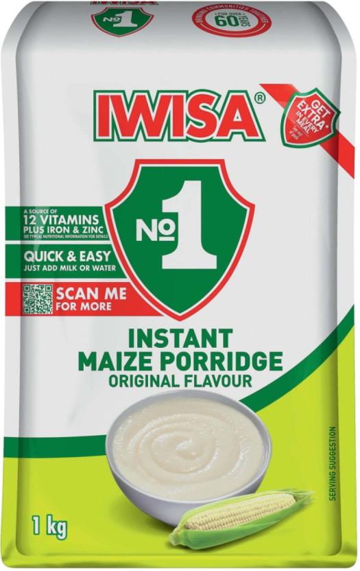 Iwisa Instant Maize Original Flavour Pouch (1 kg)