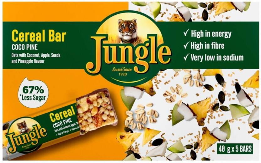 Jungle Choc Pine Cereal Bar Box (40 g)