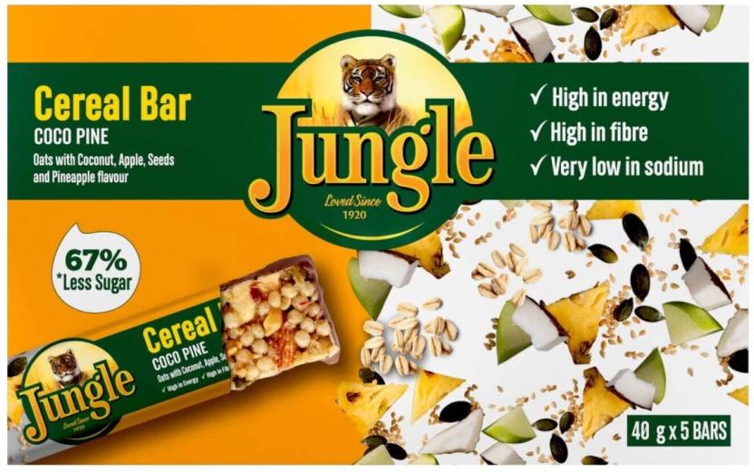 Jungle Choc Pine Cereal Bar Box (40 g)
