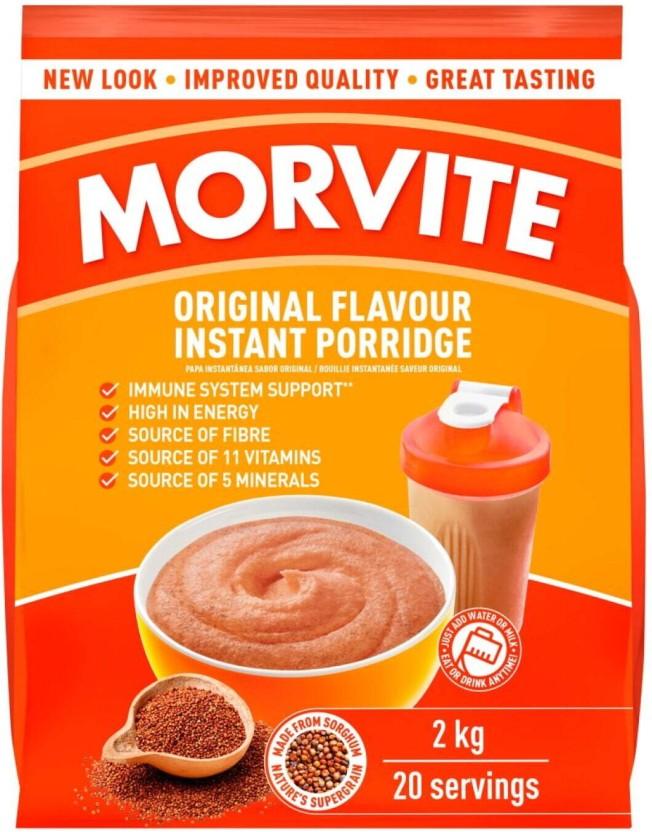 Morvite Instant Porridge Original Flavour Pouch (5 x 2 kg)