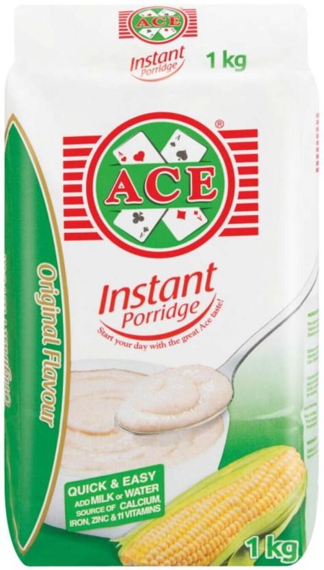 Ace Instant Porridge ORIGINAL Pouch (10 x 1 kg)