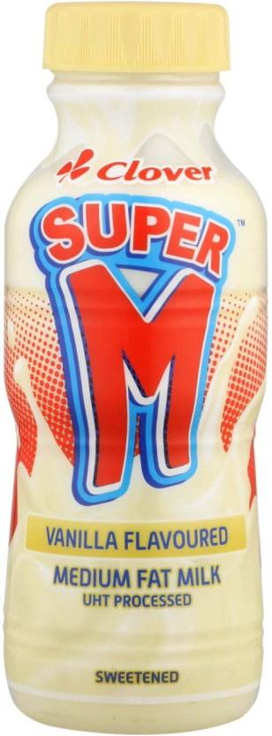 Clover Super M Flavoured Medium Fat Milk, Vanilla Flavour (300 ml)