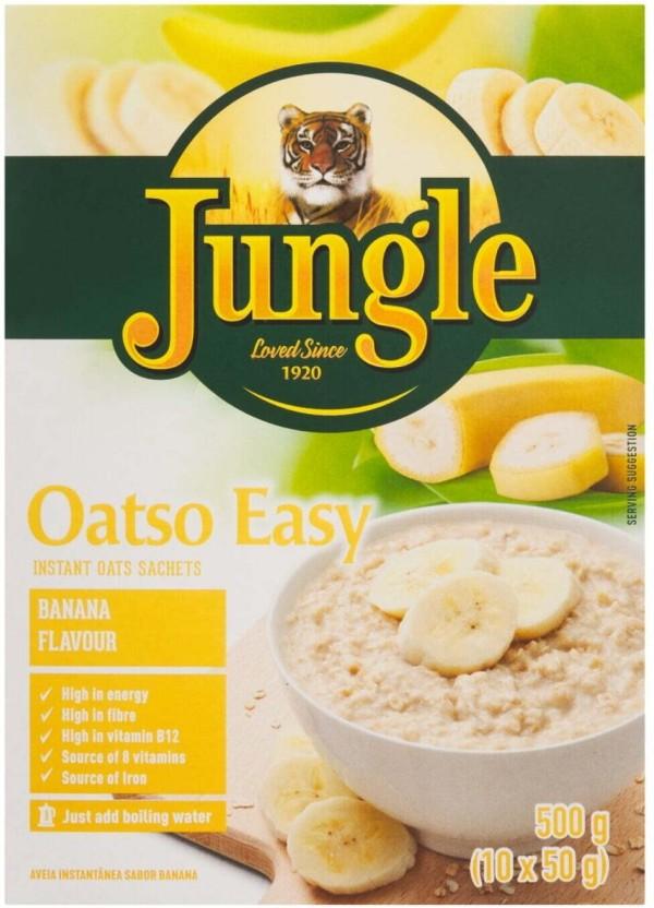 Jungle Instant Banana Flavour Oats Box (500 g)