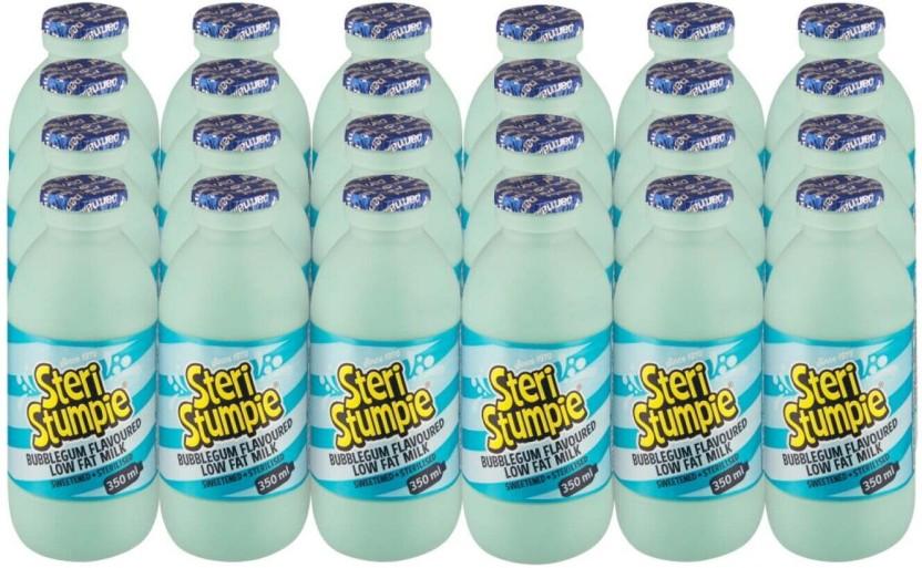Steri Stumpie Bubblegum Flavoured Low Fat Milk, Bubblegum Flavour (24 x 350 ml)