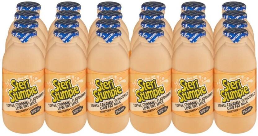 Steri Stumpie Toffee Caramel Flavoured Low Fat Milk, Toffee Caramel Flavour (24 x 350 ml)