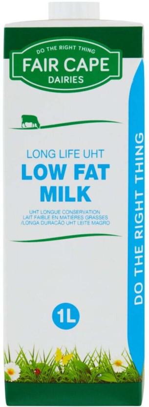 Fair Cape Long Life UHT - Low Fat Milk, Plain Flavour (1 L)