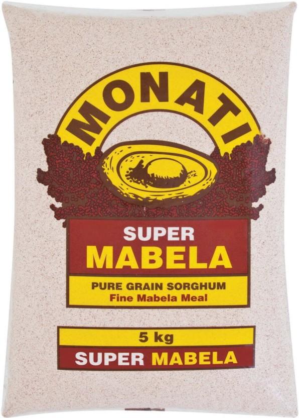 Monati Super Mabele Pure Grain Sorghum Meal Pouch (4 x 5 kg)