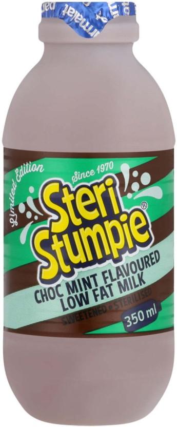 Steri Stumpie Flavoured Low Fat Milk, Choco Mint Flavour (350 ml)