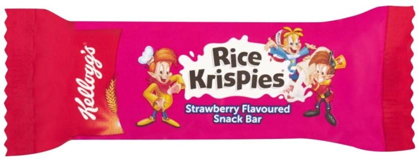 Kellogg'S Rice Krispies Strawberry Flavoured Snack Bar Pouch (22 g)
