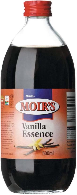 MOIR'S Essence Vanilla (1 x 500ml) Vanilla Liquid Food Essence (500 ml)