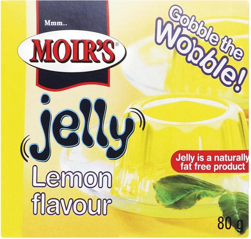 Moir's Lemon Flavour Jelly Crystals (80 g)