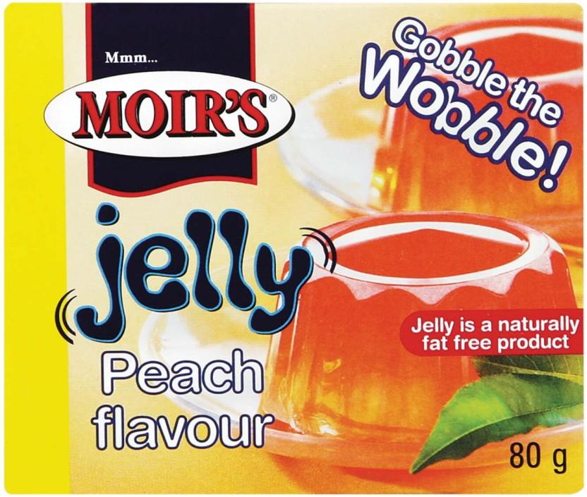 Moir's Peach Flavour Jelly Crystals (80 g)