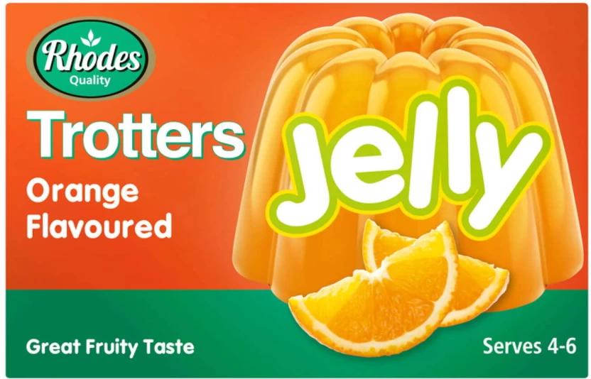 Rhodes Trotters Orange Flavoured Jelly Crystals (40 g)