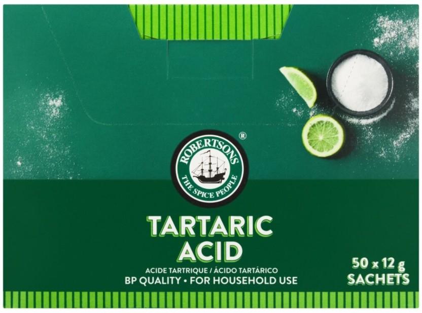 Robertsons Tartaric Acid Tartaric Acid Powder (50 x 12 g)