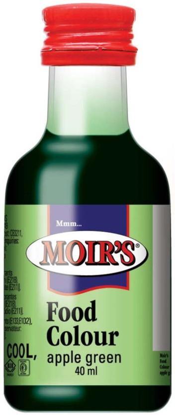 MOIR'S 22 x 40ml Flavouring & Essence Apple Liquid Food Essence (800 ml)