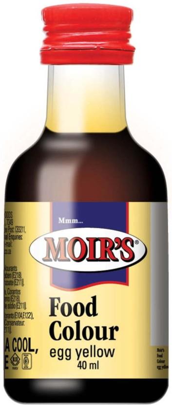 MOIR'S 21 x 40ml Flavouring & Essence Yellow (800 ml)