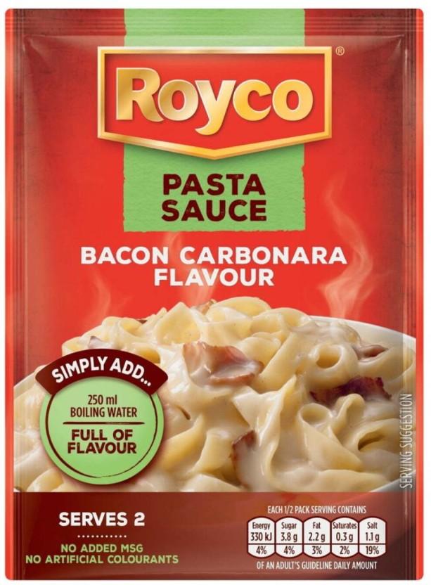 Royco Bacon Carbonara Flavour Pasta Sauce Sauce Mix (45 g)