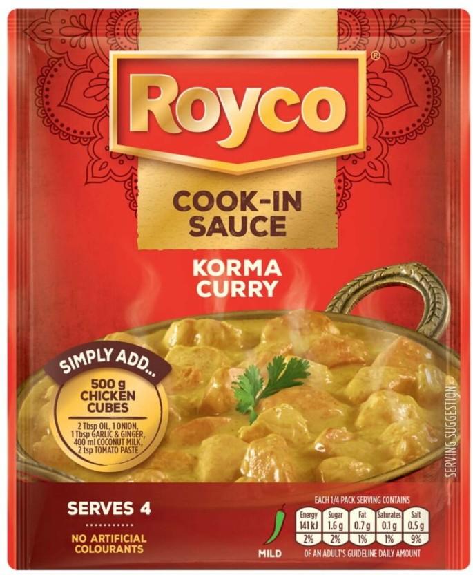 Royco Korma Curry Dry Cook In Sauce (50 g)