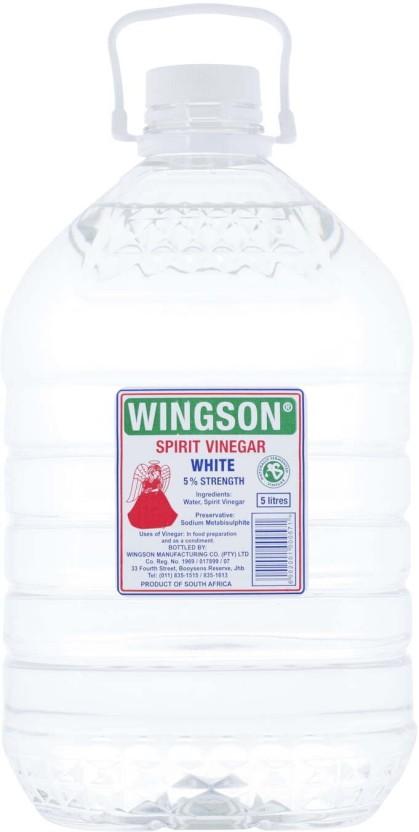 Wingson White Spirit Vinegar Sauce (5 L)