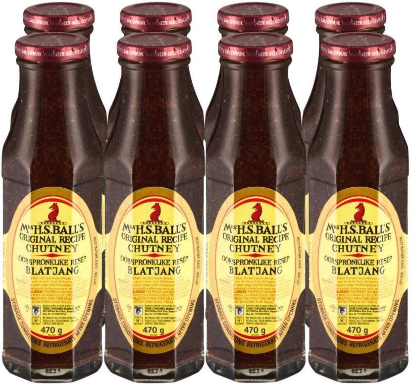 MRS BALL'S Oorspronklike Respe Blatjang Dip (8 x 470 g)
