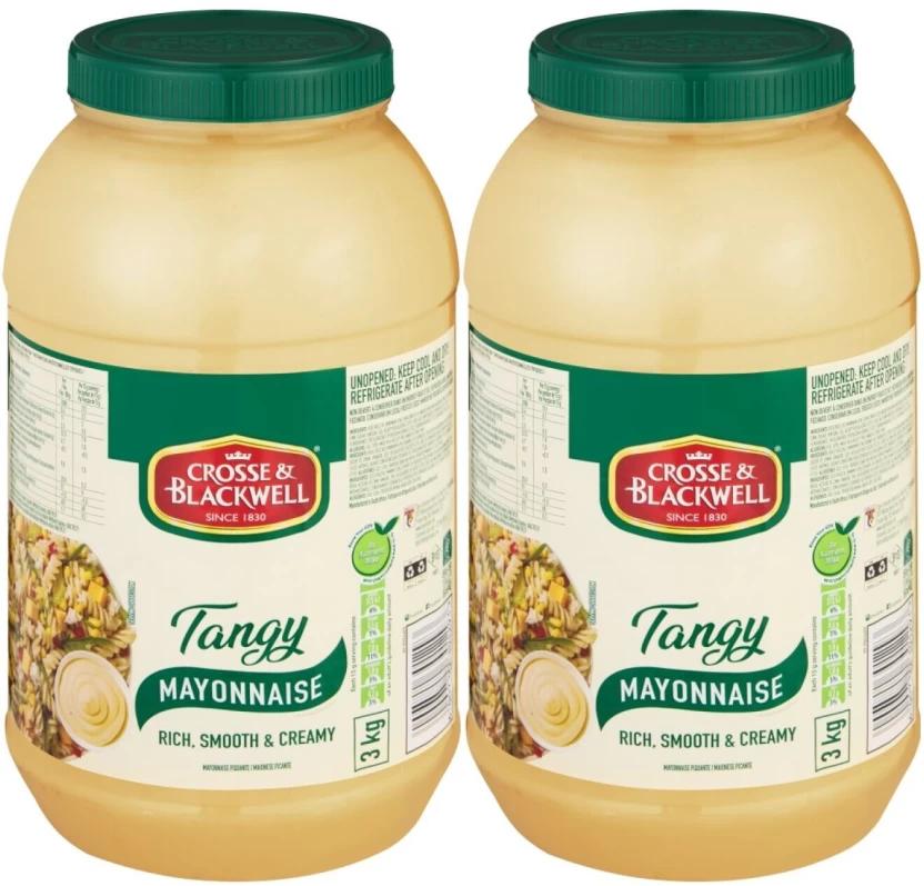 Crosse & Blackwell Tangy Mayonnaise Rich, Smooth, and Creamy Sauce (2 x 3 kg)
