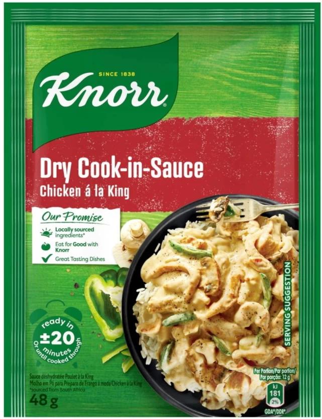 Knorr Dry Chicken A La King Cook-in-Sauce Sauce (10 x 48 g)