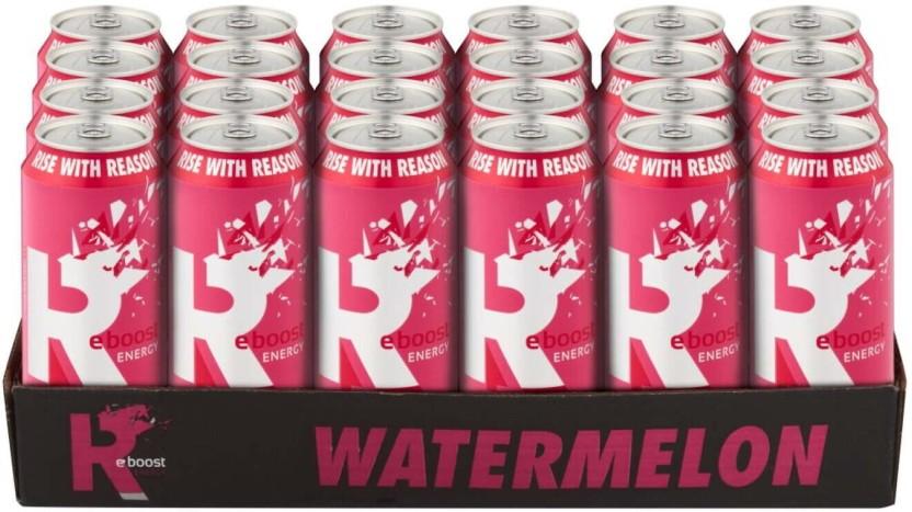Reboost Energy Drink Energy Drink (Watermelon Splash, Pineapple Spike, Black Currant Flavoured, 24 x 500 ml)