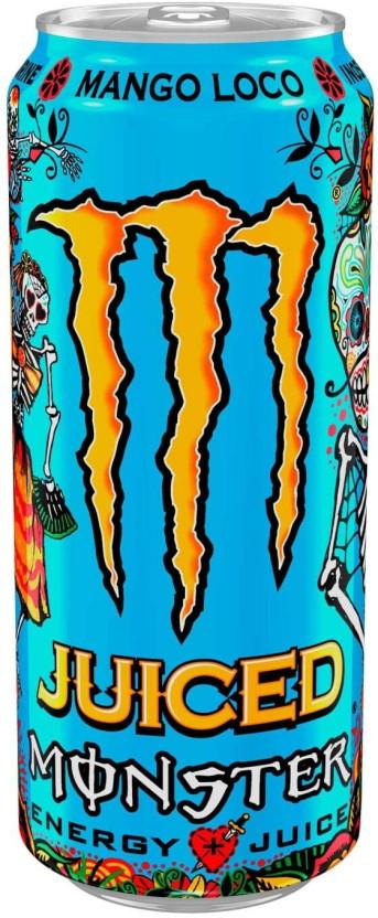 Monster Mango Loco Juiced Energy Drink (Mango Flavoured, 24 x 500 ml)