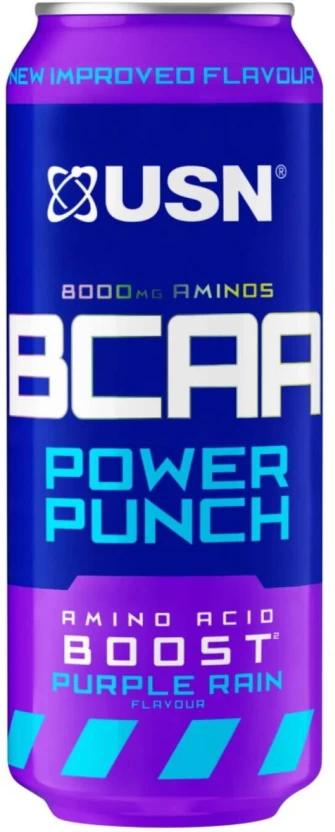 USN BCAA Power Punch Grape Purple Rain Sports Drink (Grape Flavoured, 500 ml)
