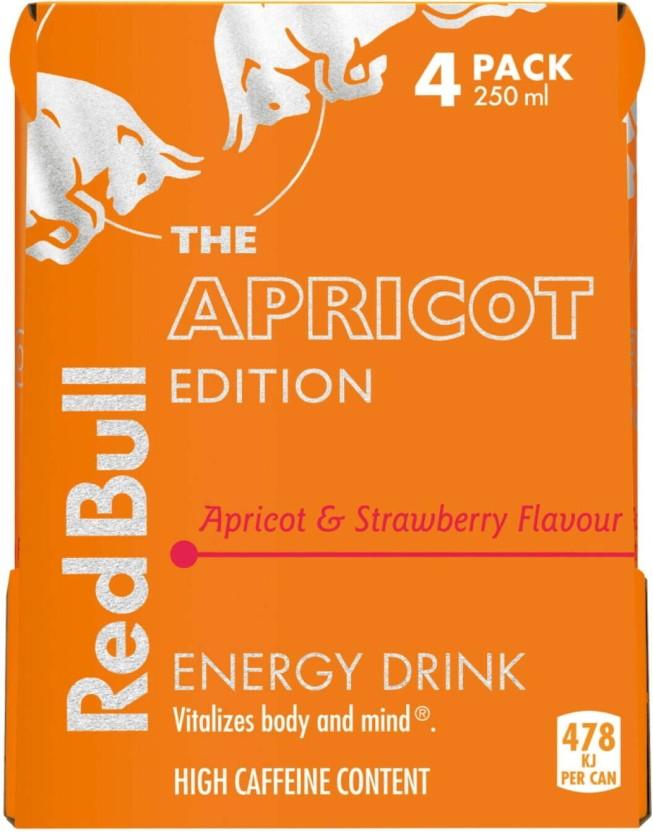 Red Bull The Apricot Edition Energy Drink (Apricot and Strawberry Flavoured, 24 x 250 ml)