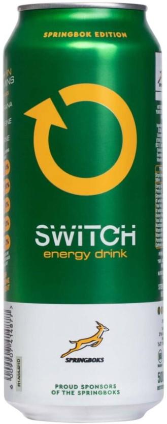 Switch Springbok Energy Drink (Zesty Fruit Flavoured, 6 x 500 ml)