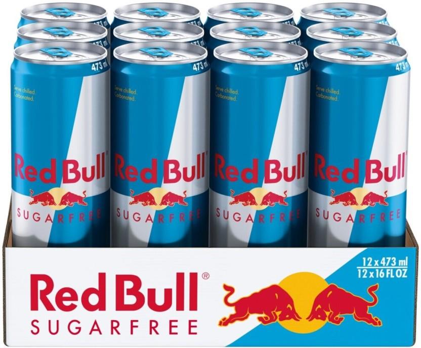 Red Bull Sugar Free Energy Drink (Citrusy tang Flavoured, 12 x 473 ml)
