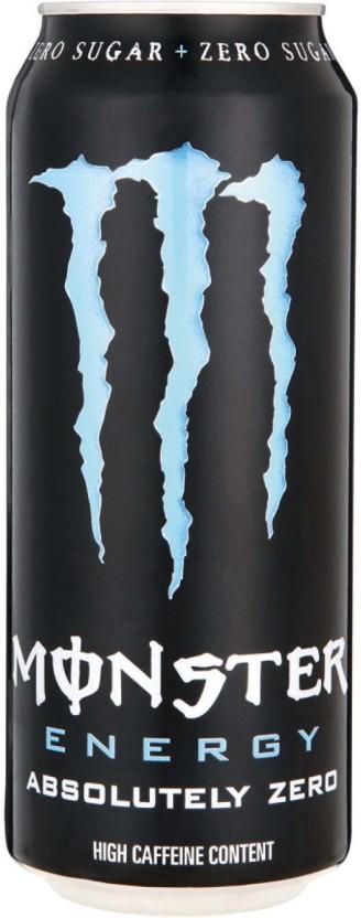 Monster Absolutely Zero Energy Drink (Citrus Flavoured, 4 x 500 ml)