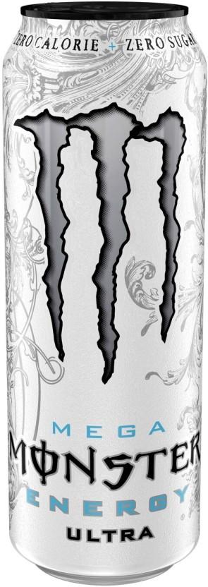Monster Mega Ultra Zero Sugar Energy Drink (Citrus Flavoured, 24 x 553 ml)