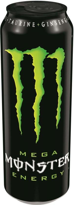 Monster Mega Taurine Ginseng Energy Drink (Mixed Fruit Flavoured, 24 x 553 ml)