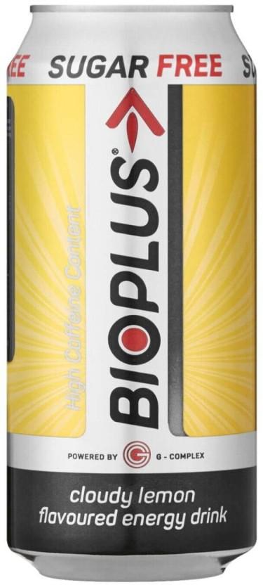 Bioplus Cloudy Lemon Flavoured Energy Drink (Lemon Flavoured, 6 x 440 ml)