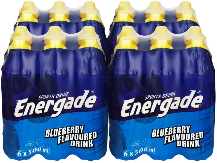 Energade Blueberry Flavoured Sports Drink (Blueberry Flavoured, 500 ml)
