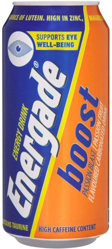 Energade Carbonated Energy Drink Energy Drink (Passion Fruit Flavoured, 440 ml)