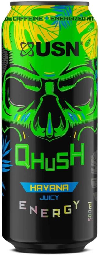 USN Qhush Havana Energy Drink (Juice Flavoured, 500 ml)