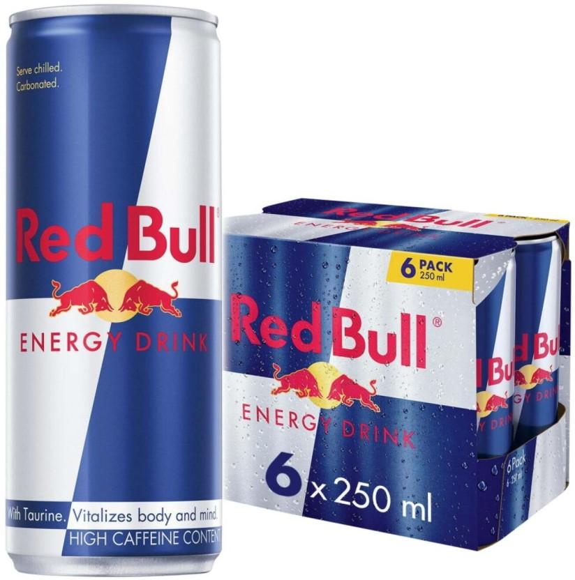 Red Bull Original Energy Drink (Plain Flavoured, 24 x 250 ml)