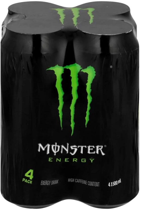 Monster High Caffeine Content Energy Drink (Unflavoured, 500 ml)