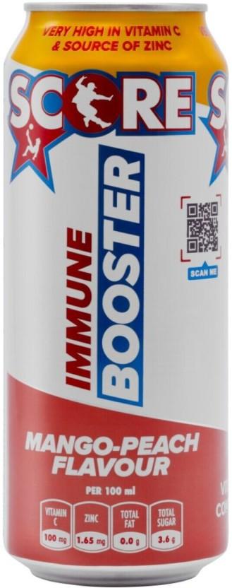 Score Immune Booster Energy Drink (Mango, Peach Flavoured, 500 ml)