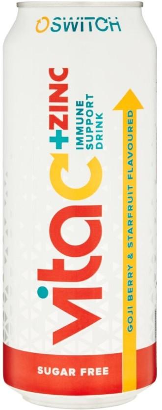 Switch Immune Support Drink Energy Drink (Goji Berry, Starfruit Flavoured, 6 x 500 ml)